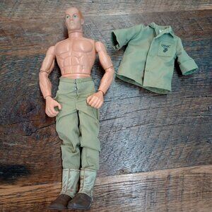 Vintage 1996 GI Joe 12" Action Figure Red Hair Gripping Hands Hasbro Pawtucket